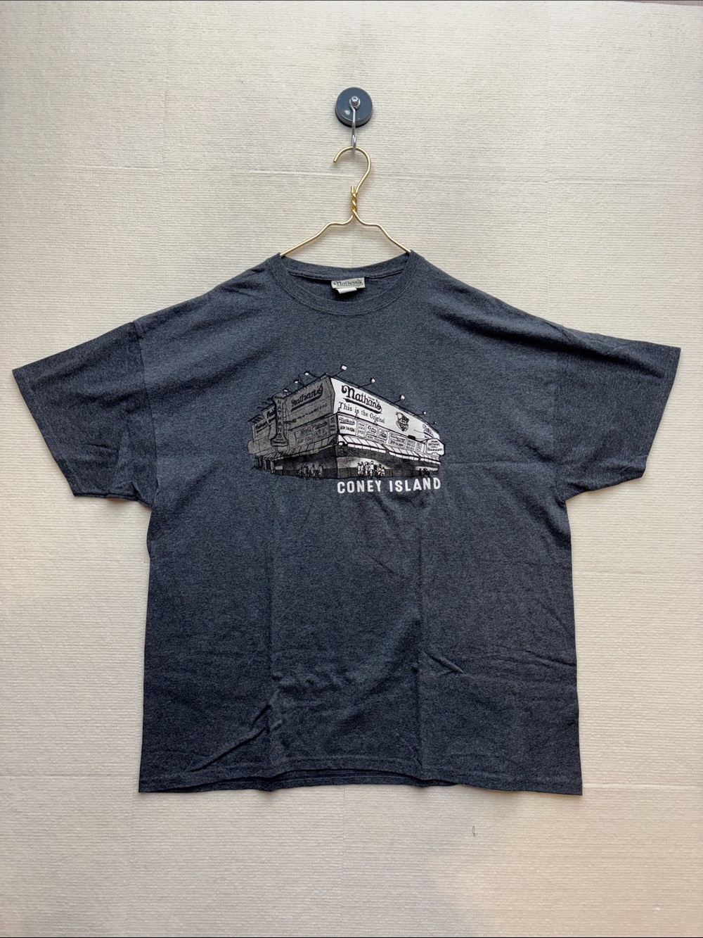 Nathan’s | XXL Coney Island Graphic Tee - Dark Gray Men's Shirt